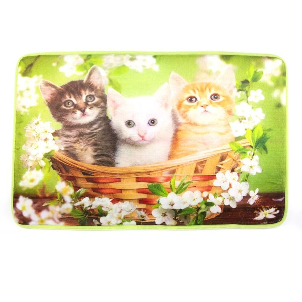 Basket Full of Kittens Comfort Floor Mat, 18" x 28"
